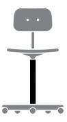 B: 48-61 cm, zachte rollen