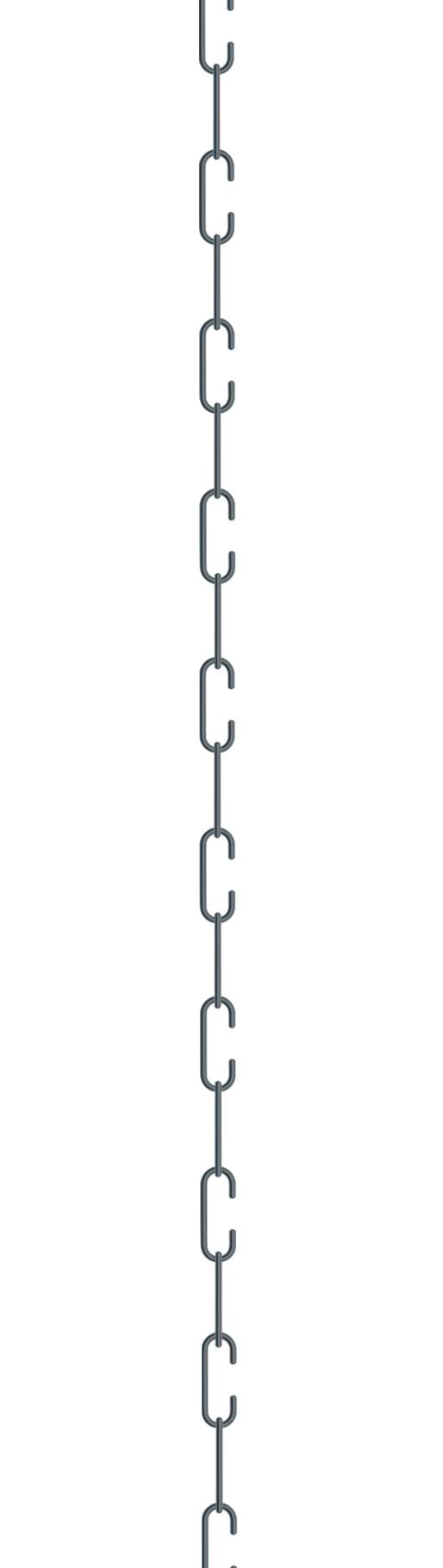 Schwarze C + C Haken Kette von Roomsafari, ideal zur Aufhängung von Kleidung und Accessoires.