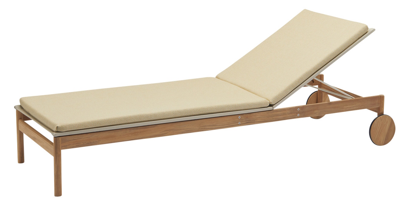 Pelagus Sunbed ligstoelkussen voor buiten Skagerak by Fritz Hansen Honey-Yellow