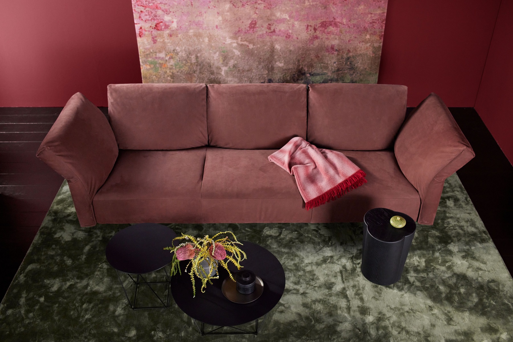 Molamisa Vrijstaande driezitsbank Walter Knoll