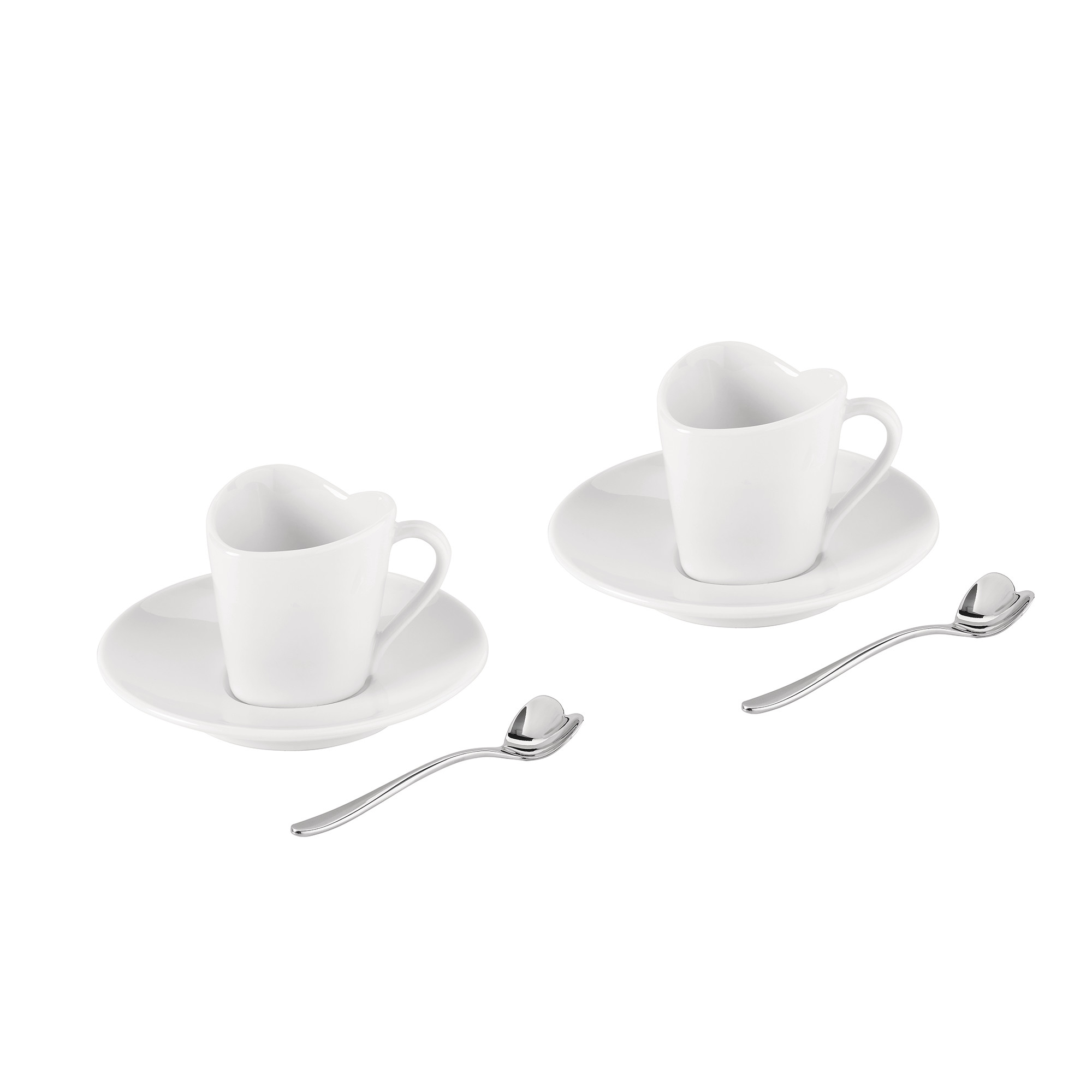 Voor een set van 2 mokkakopjes MMI35SET2 Alessi