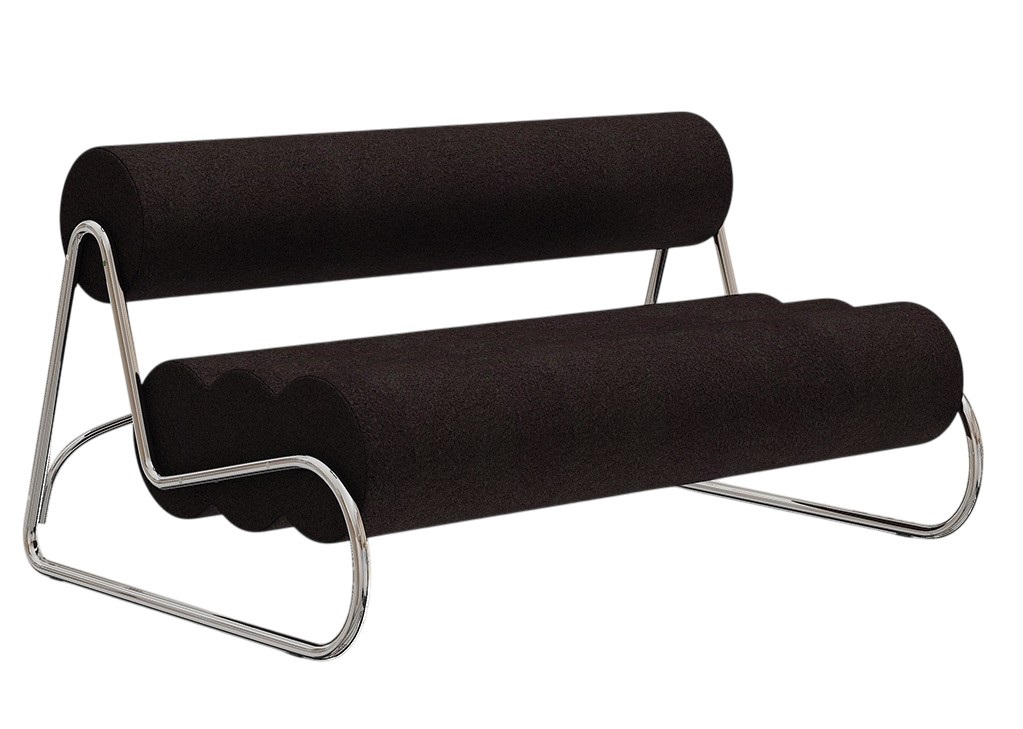 Fave 2-zitsbank, zwart frame NORR11