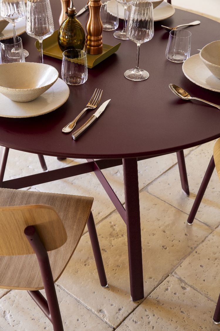 Studie Chair stoel van eikenhout voor binnen, Fermob