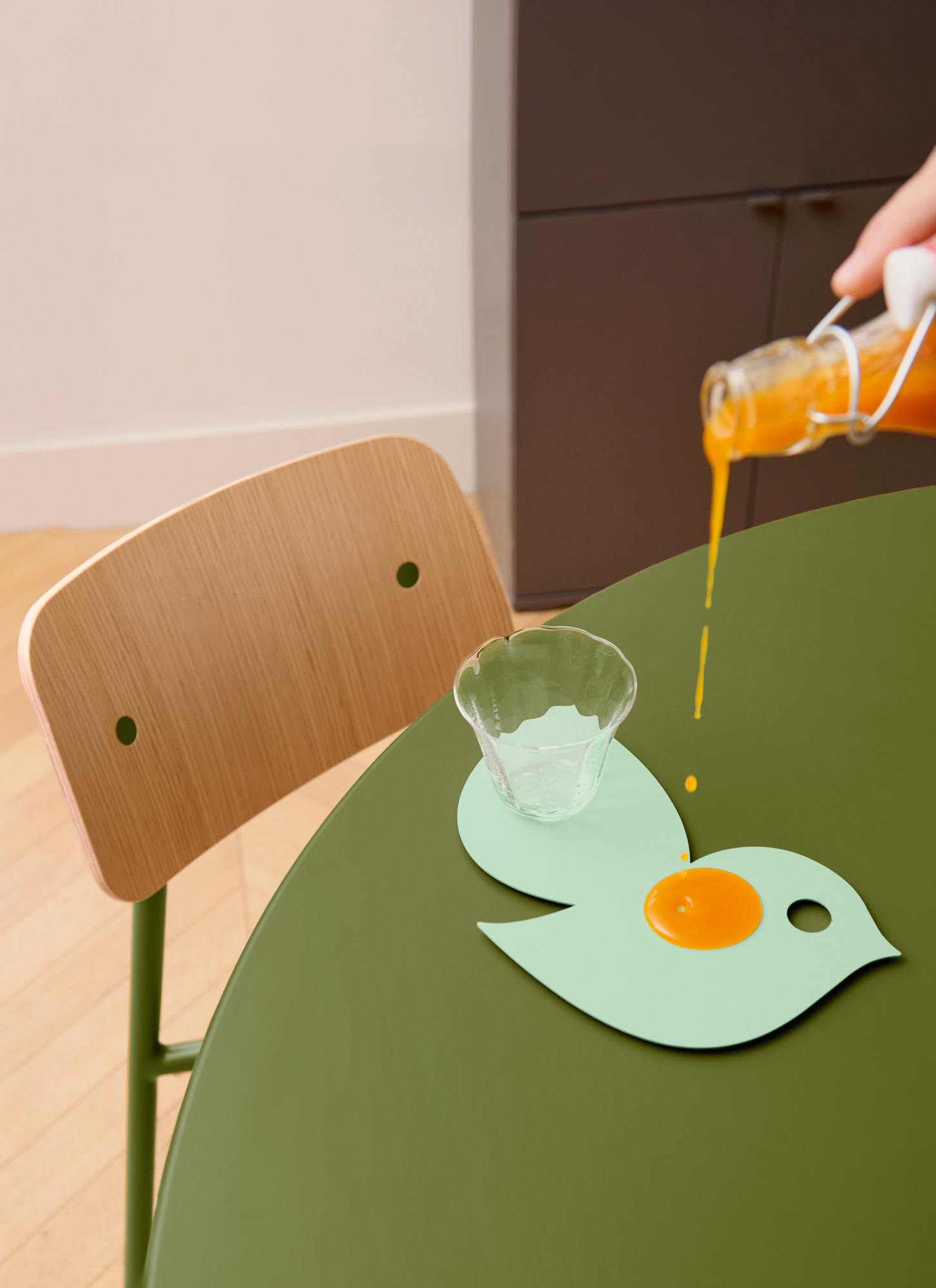Studie Chair stoel van eikenhout voor binnen, Fermob