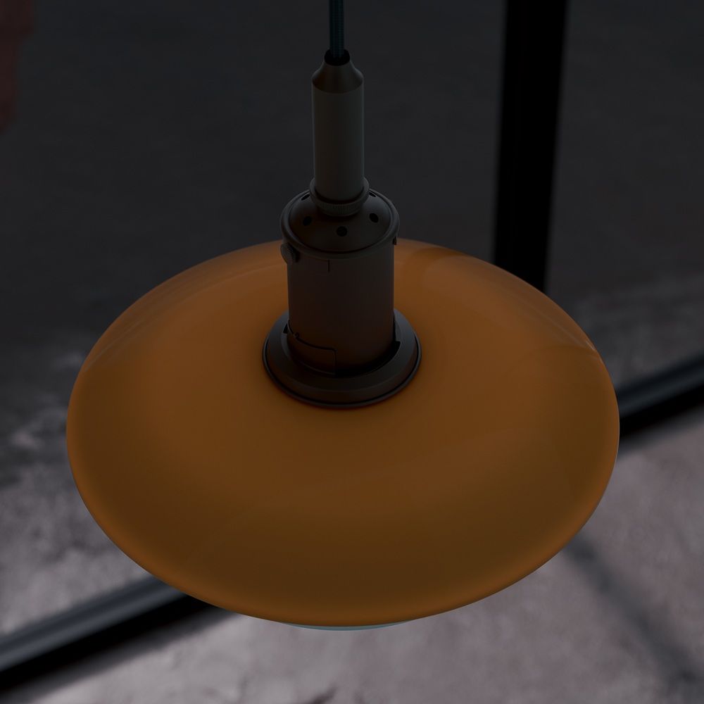 PH 3/3 Hanglamp Centenary Edition Amber/Opal White Louis Poulsen