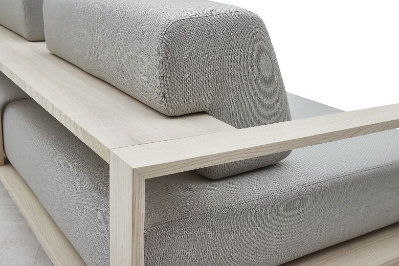 Houten bank / slaapbank Softline