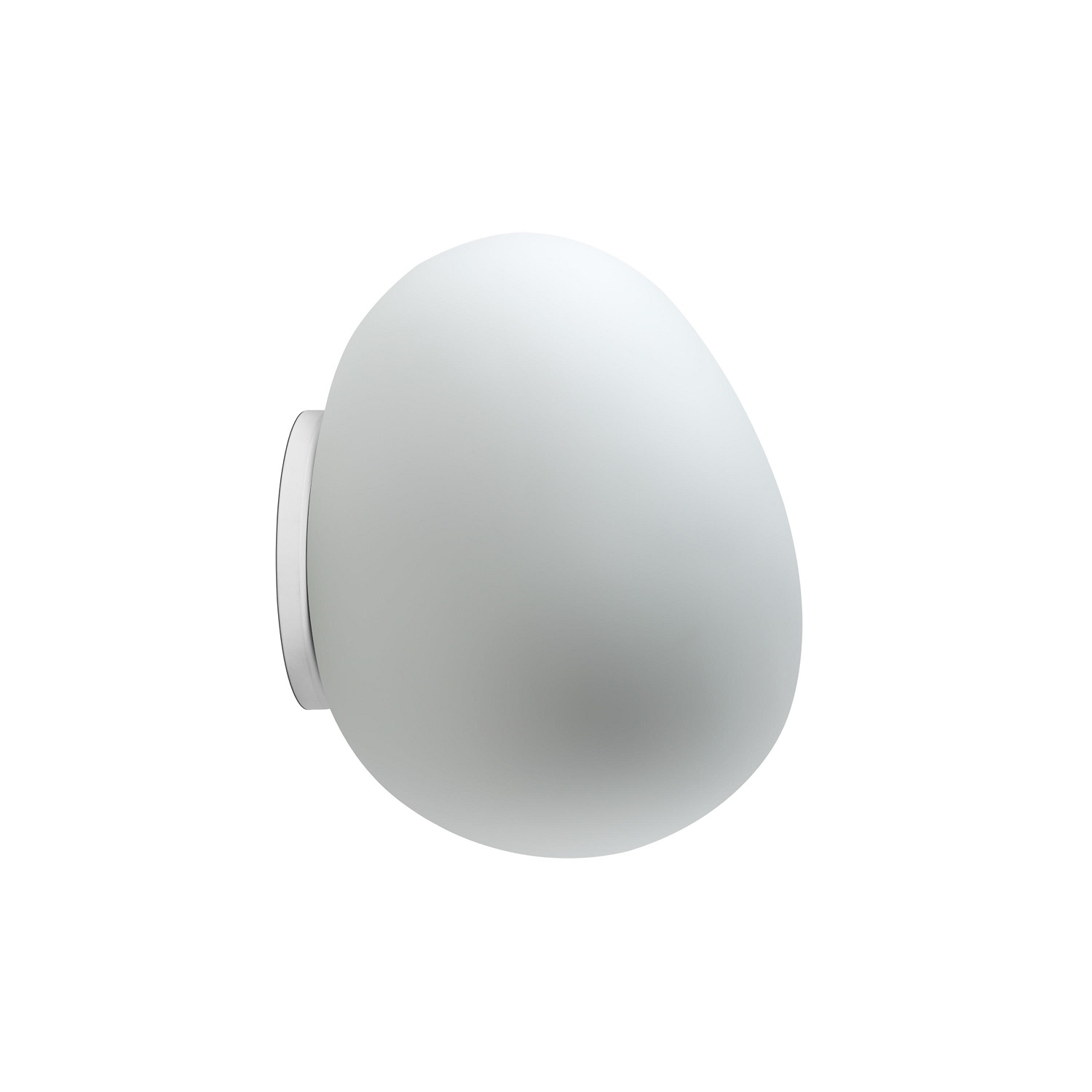 Weiße Gregg Leuchte von Foscarini, modernes Design für Wand oder Decke.