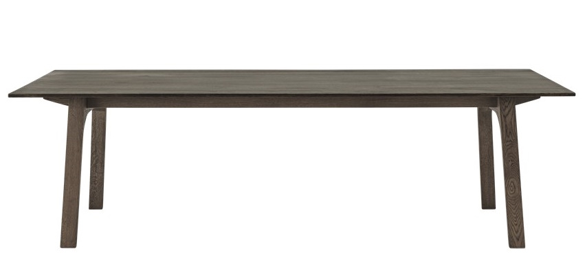 Muuto Earnest Esstisch ausziehbar, Holz Esstisch in Grau, modernes Design für Esszimmer.