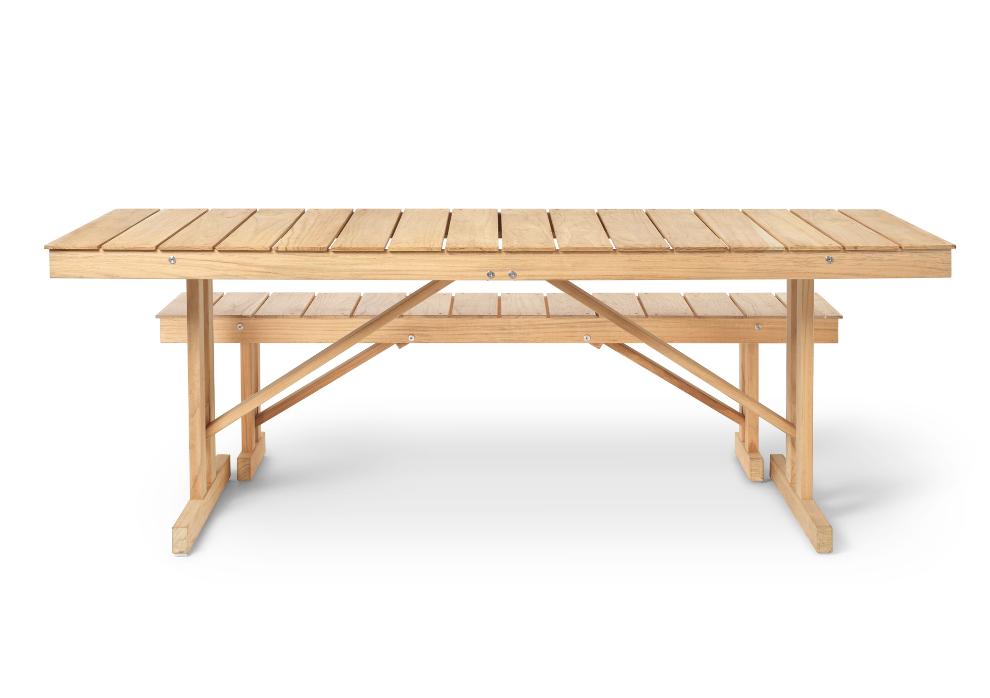 BM1771 Borge Mogensen Outdoor Tisch von Carl Hansen & Søn aus Teakholz.