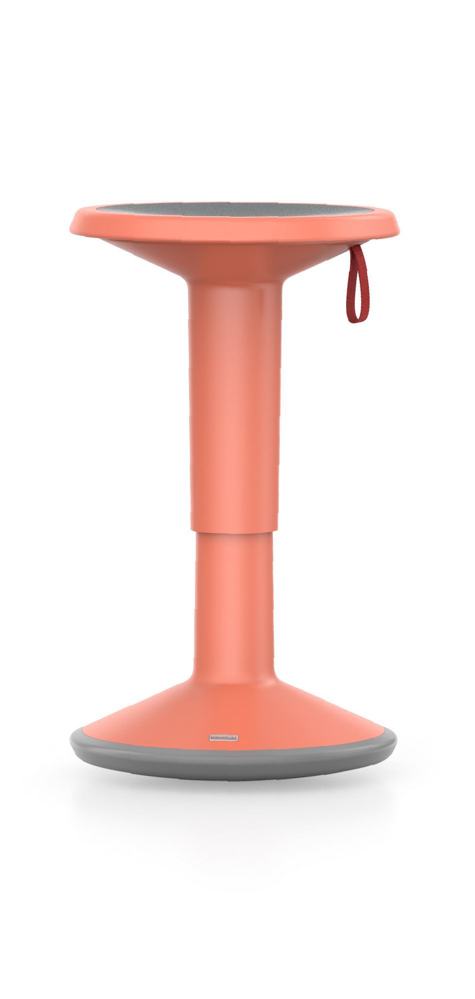 UPis1 Stehhocker von Interstuhl in Tiefschwarz, ergonomischer Bürohocker für dynamisches Sitzen und Stehen.