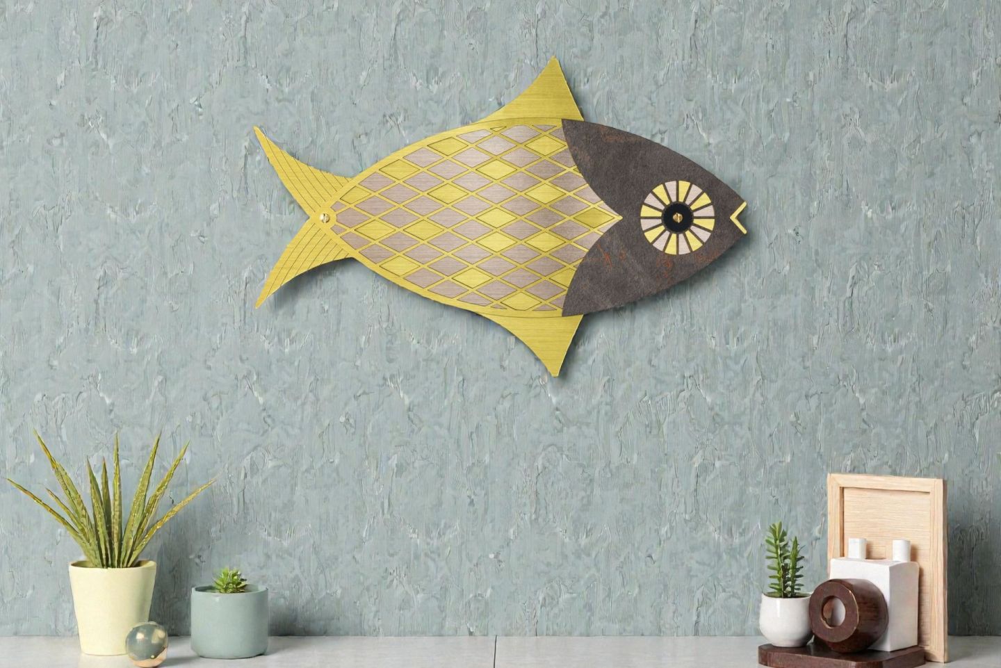 Lucky Fish vismasker goud Umasqu UNIEK EXEMPLAAR
