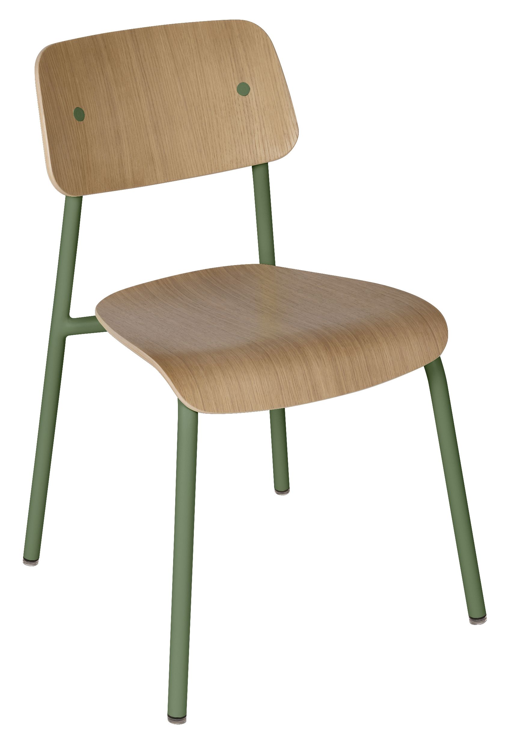 Studie Chair stoel van eikenhout voor binnen, Fermob