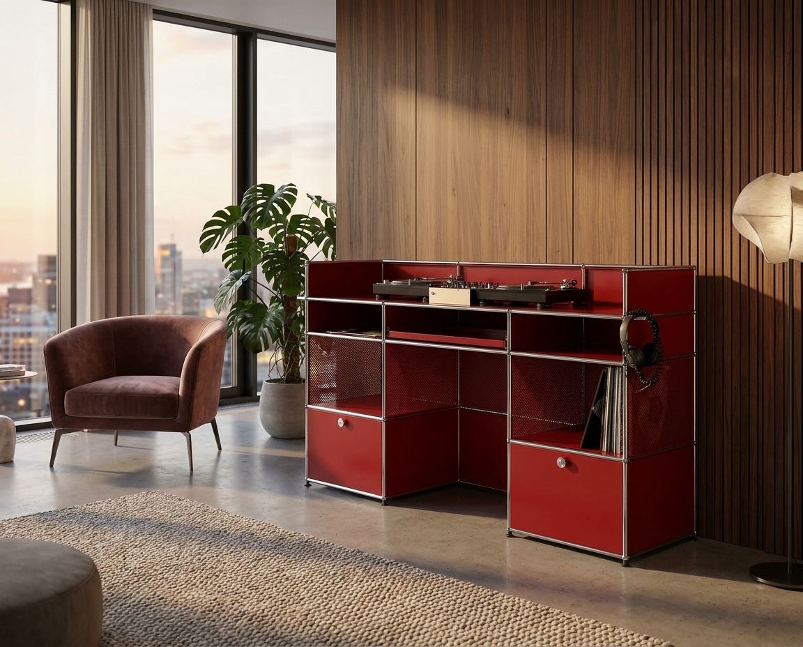 DJ-tafel staande tafel breedte 175 cm USM Haller