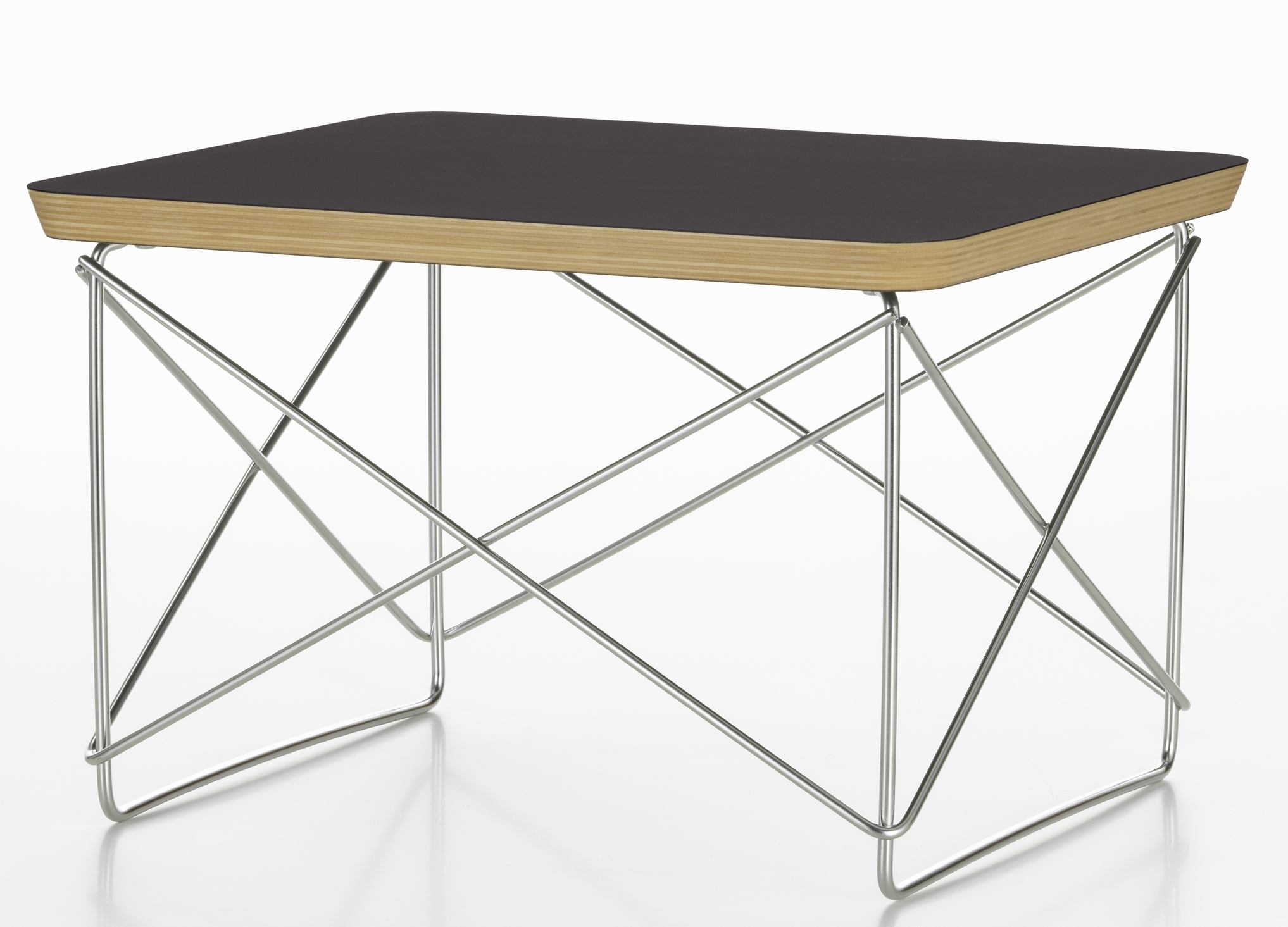 Occasional LTR bijzettafel HPL ZWART / ROESTVRIJ STAAL Vitra UNIEKE EXEMPLAREN