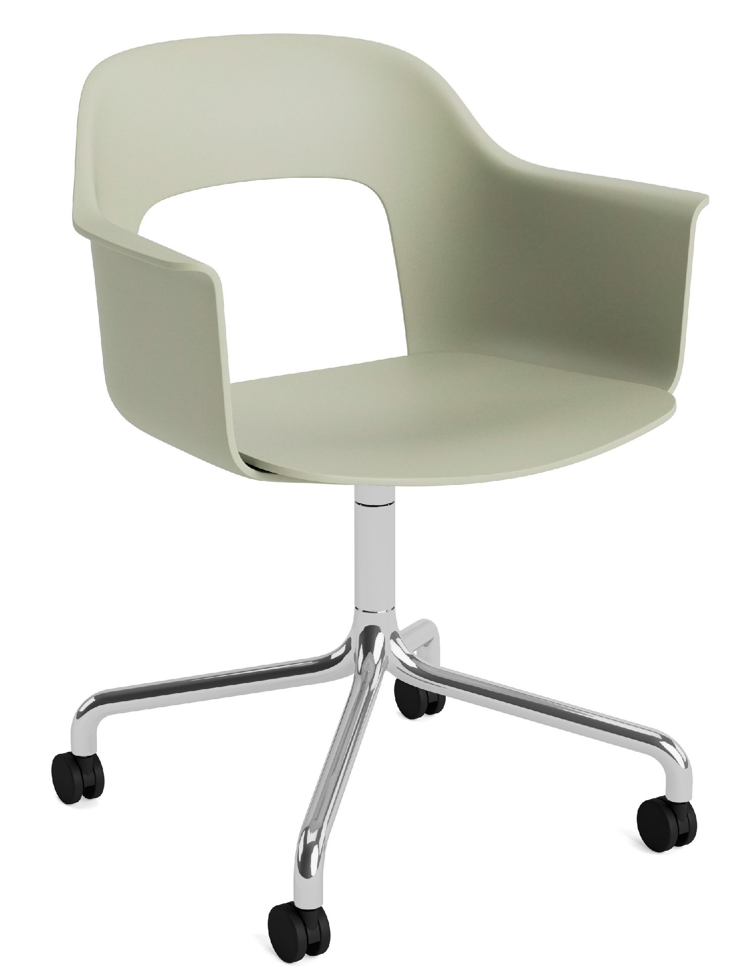Layout fauteuil 261 met armleuningen van Hay