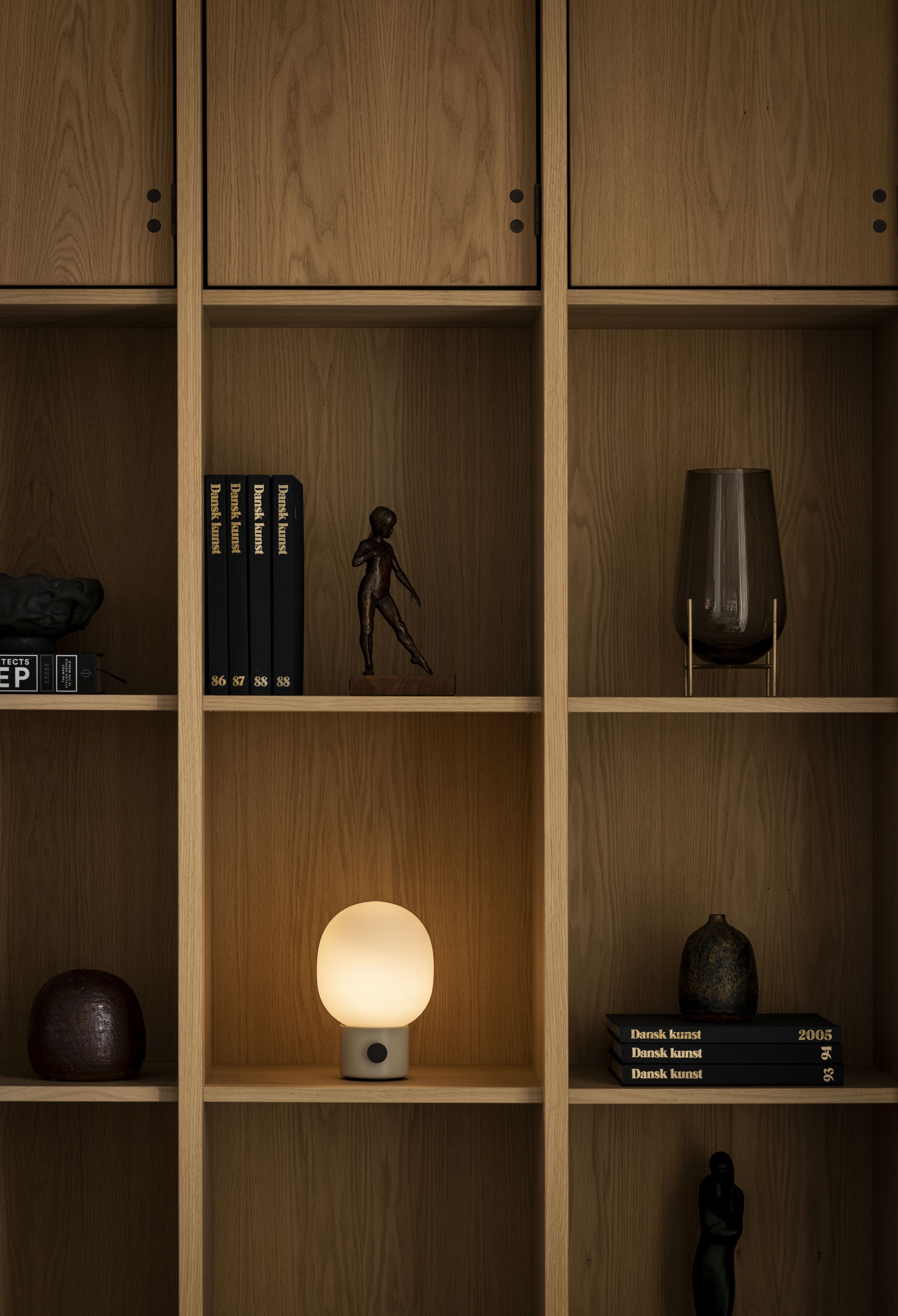 JWDA tafellamp, oplaadbare lamp, ZWART, Audo, UNIEK EXEMPLAAR