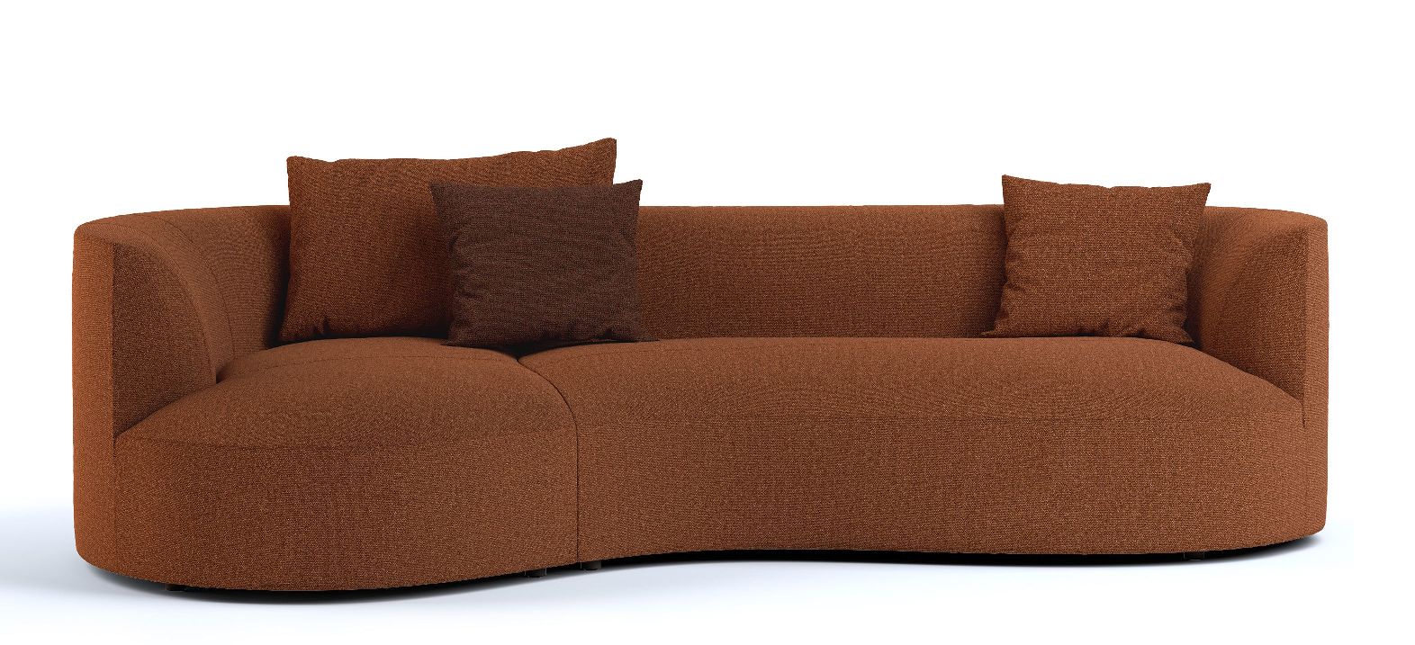 Siwa middelgrote bank met chaise longue Cor