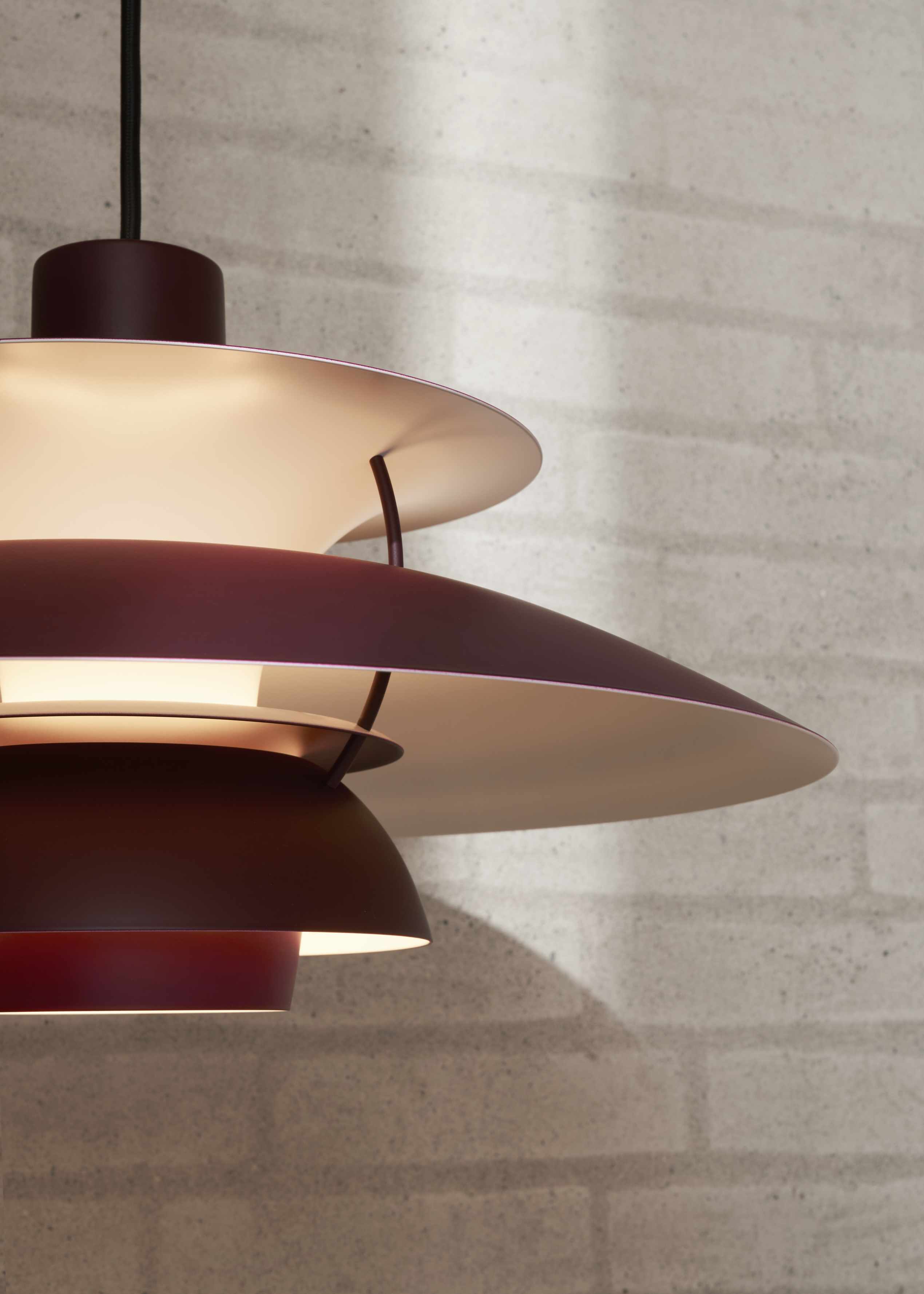 PH 5 Monochrome hanglamp Louis Poulsen Pale Pewter
