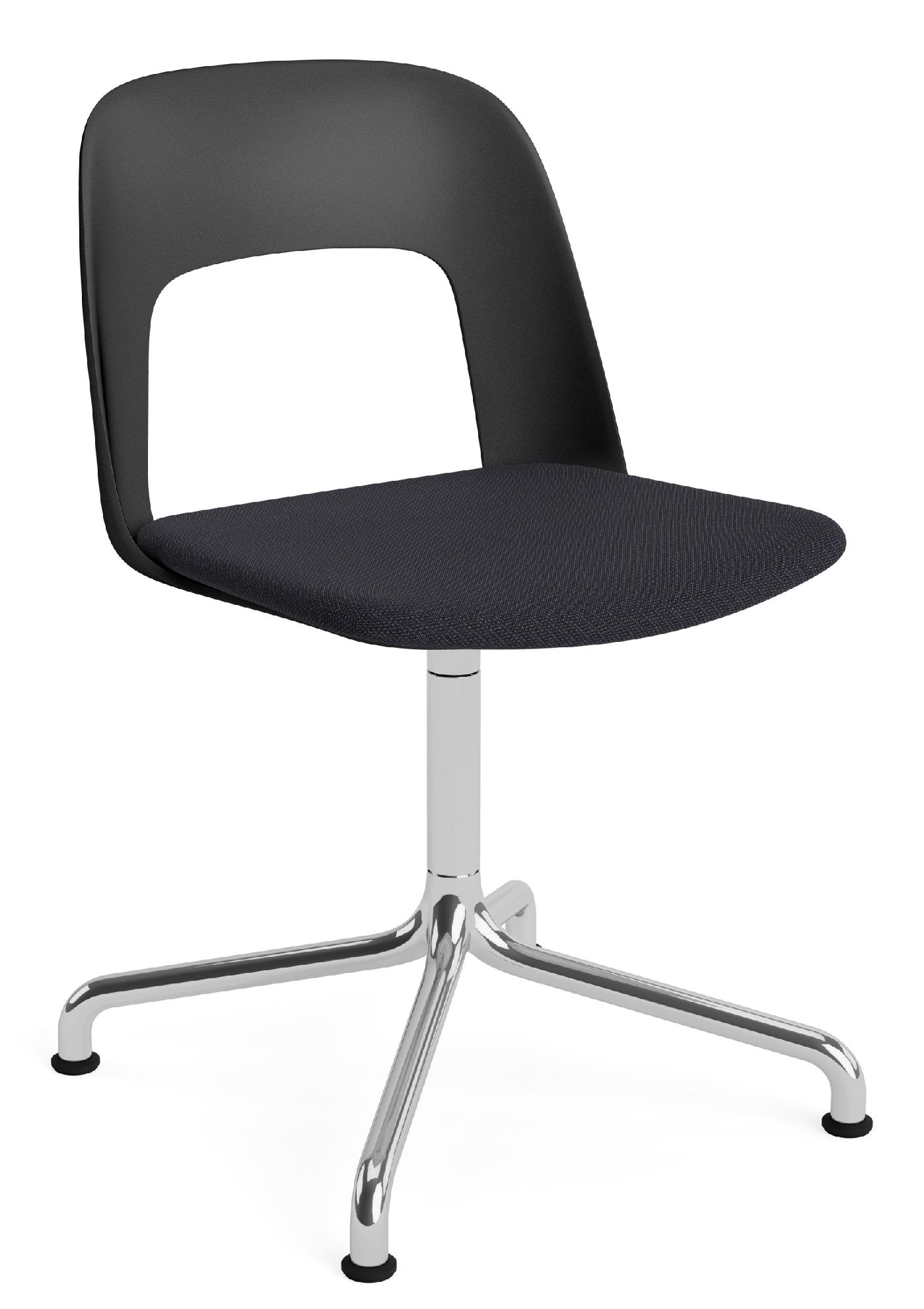Layout Side Chair 153 draaistoel met vier poten van Hay