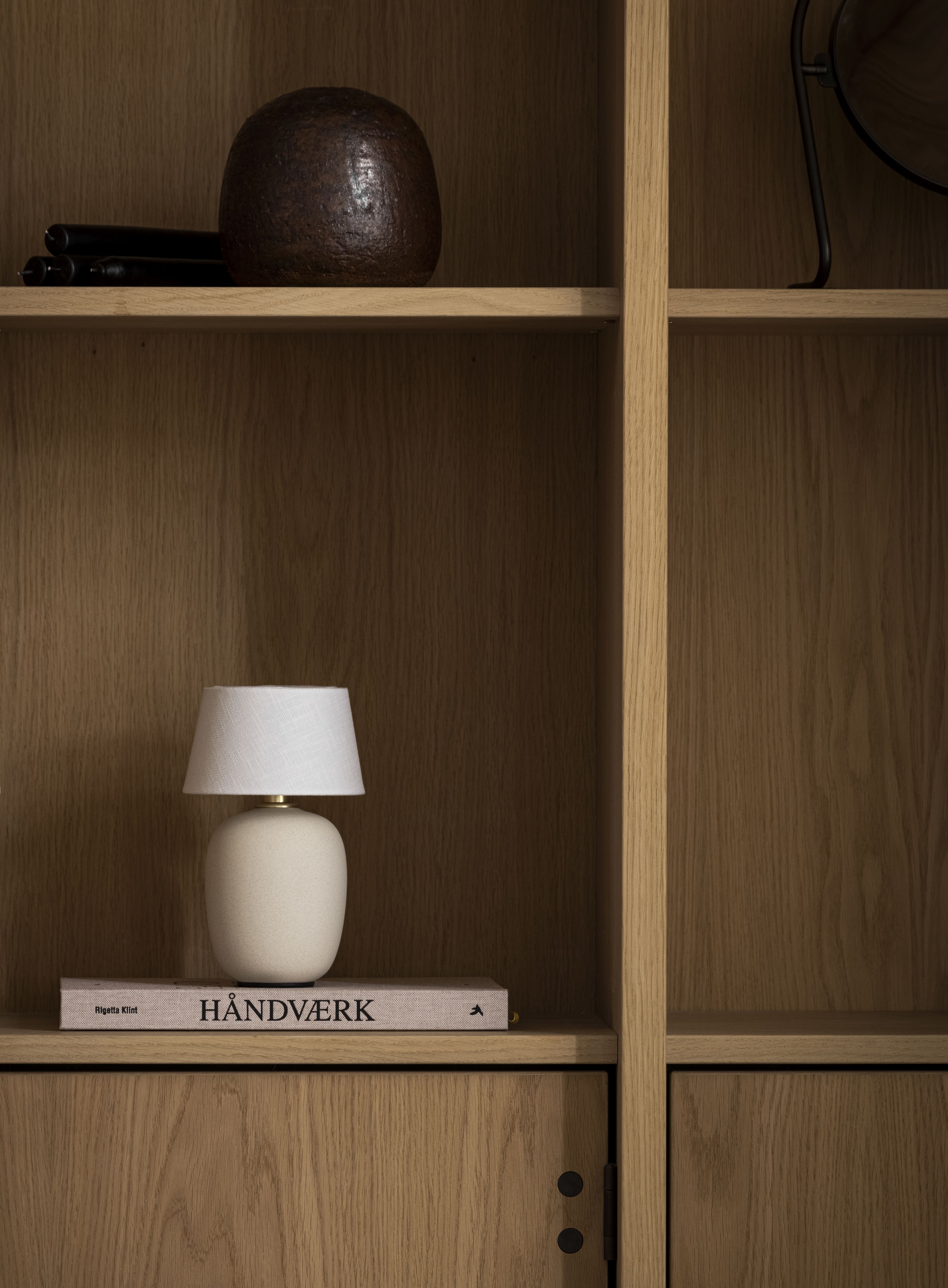 Draagbare tafellamp voor het bovenlichaam, acculamp Audo