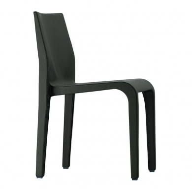 Schwarzer Laleggera Stuhl von Alias, minimalistisches Design, ideal für moderne Wohn- und Essbereiche.