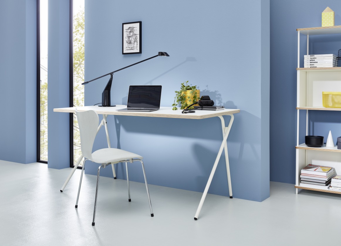 Plato opklapbaar secretaire / bureau van Müller Möbelwerkstätten