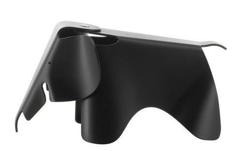Eames Elephant Small klein RE Vitra diepzwart
