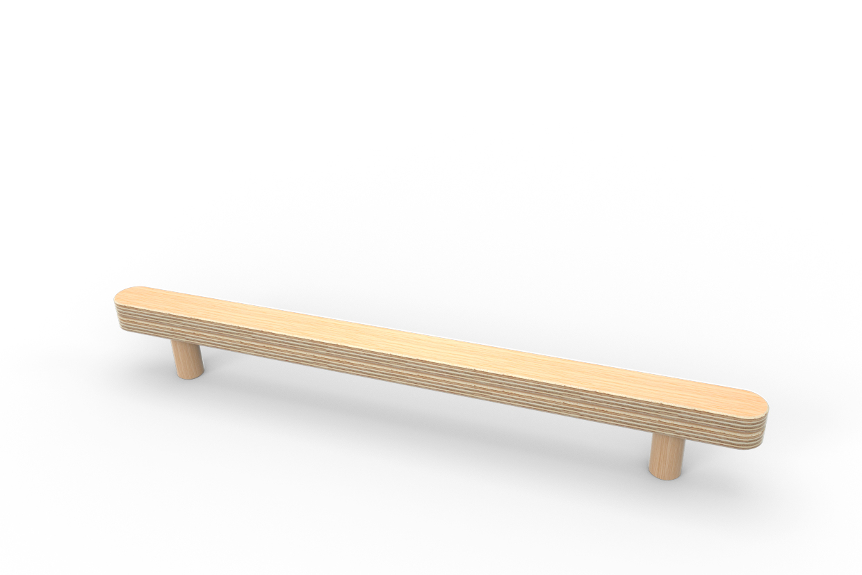 Growing Table Zubehör: Einzelnes Buche Pure Position Element aus dem 9-teiligen Set.