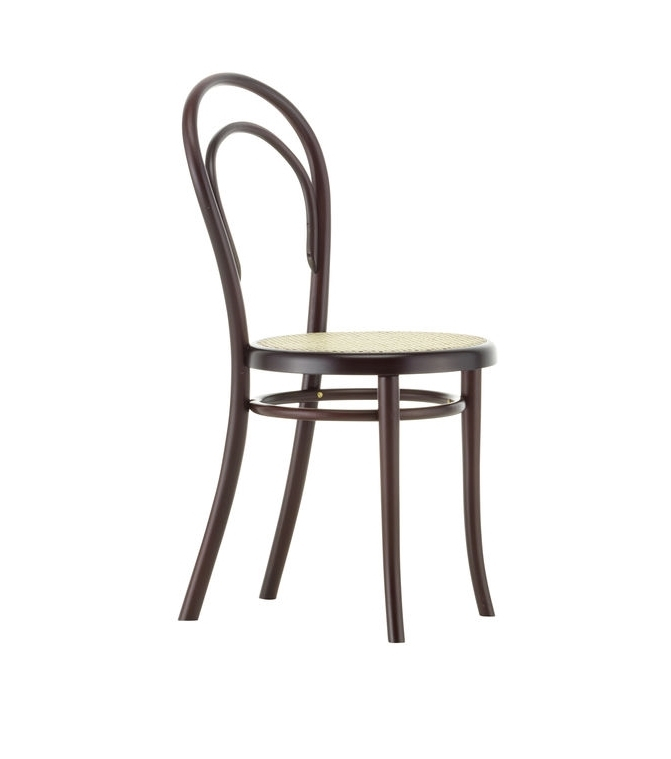 Miniatur Stuhl No. 14 von Vitra, Bugholzstuhl mit Wiener Geflecht, Designklassiker für Sammler.