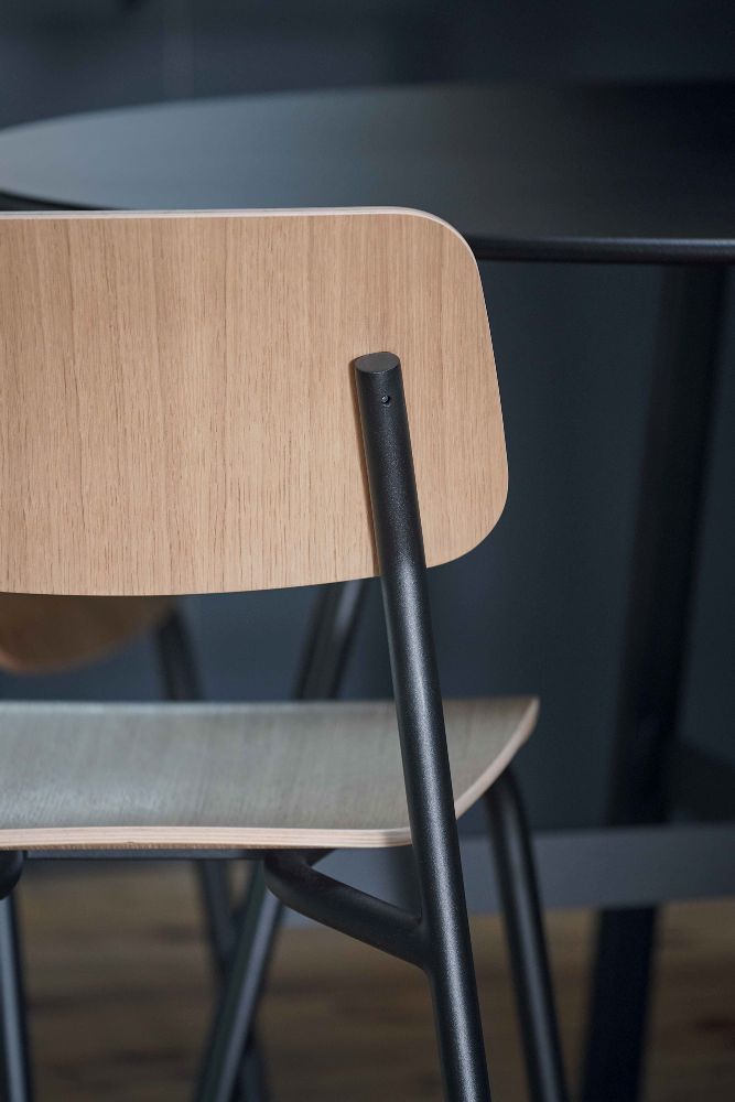 Studie Chair stoel van eikenhout voor binnen, Fermob