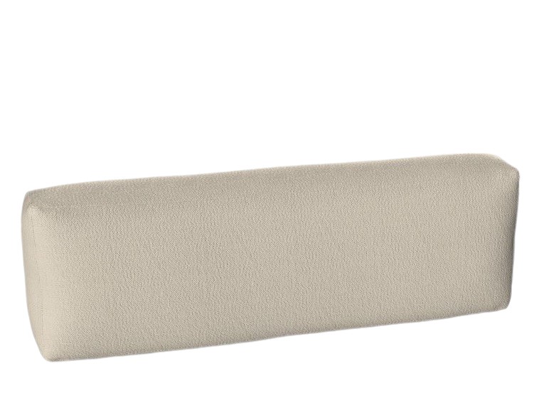 Beige Anagram Rückenkissen/Seitenkissen von Vitra, 110 cm breit. Komfortables Kissen für Sofa oder Bett.