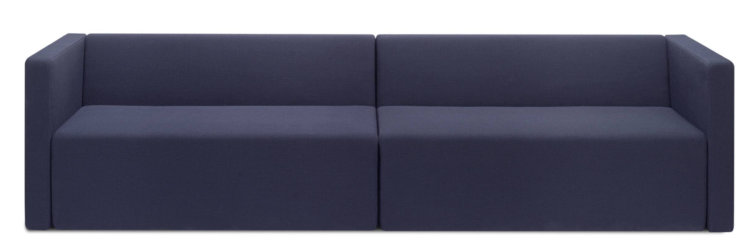 SF06 Kerman Modulsofa von e15 in blau, modernes Design für Wohnzimmer und Lounge.