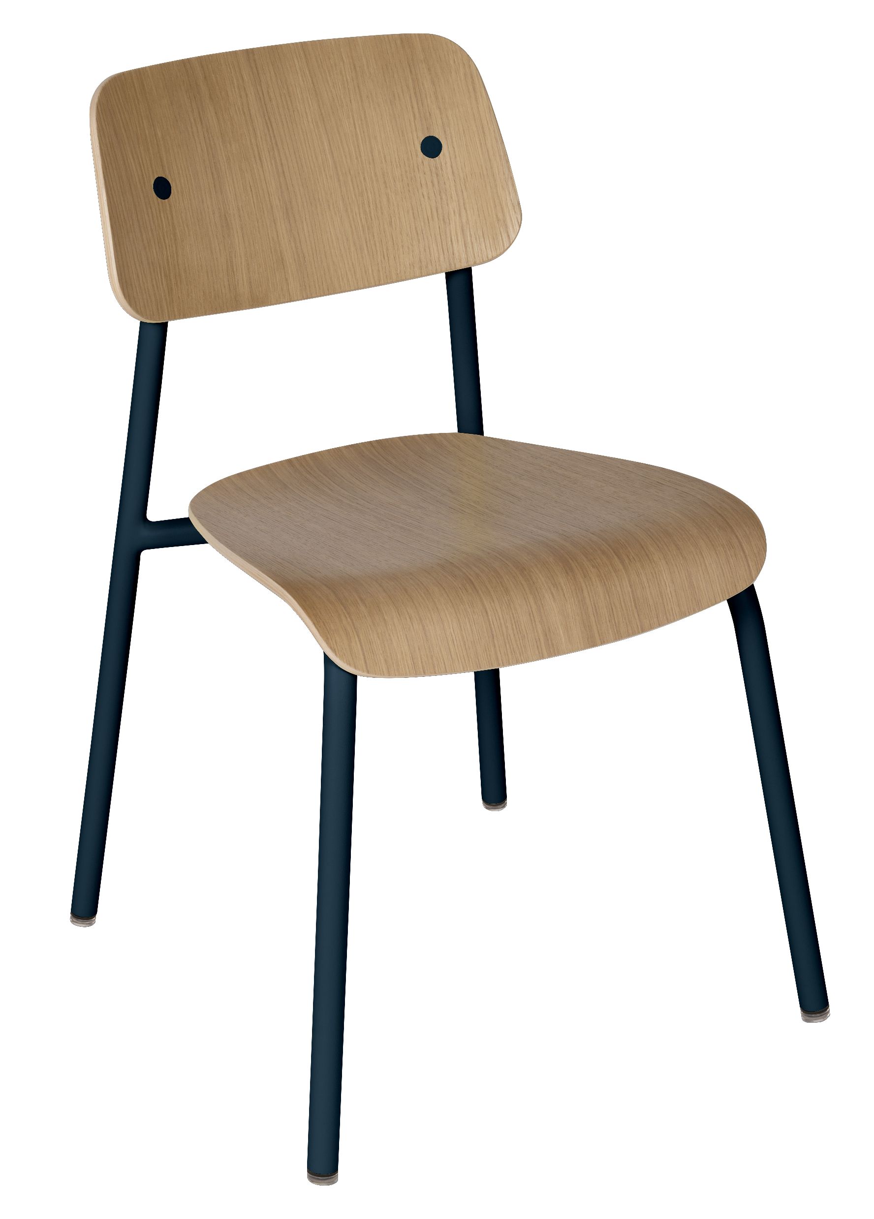 Studie Chair stoel van eikenhout voor binnen, Fermob