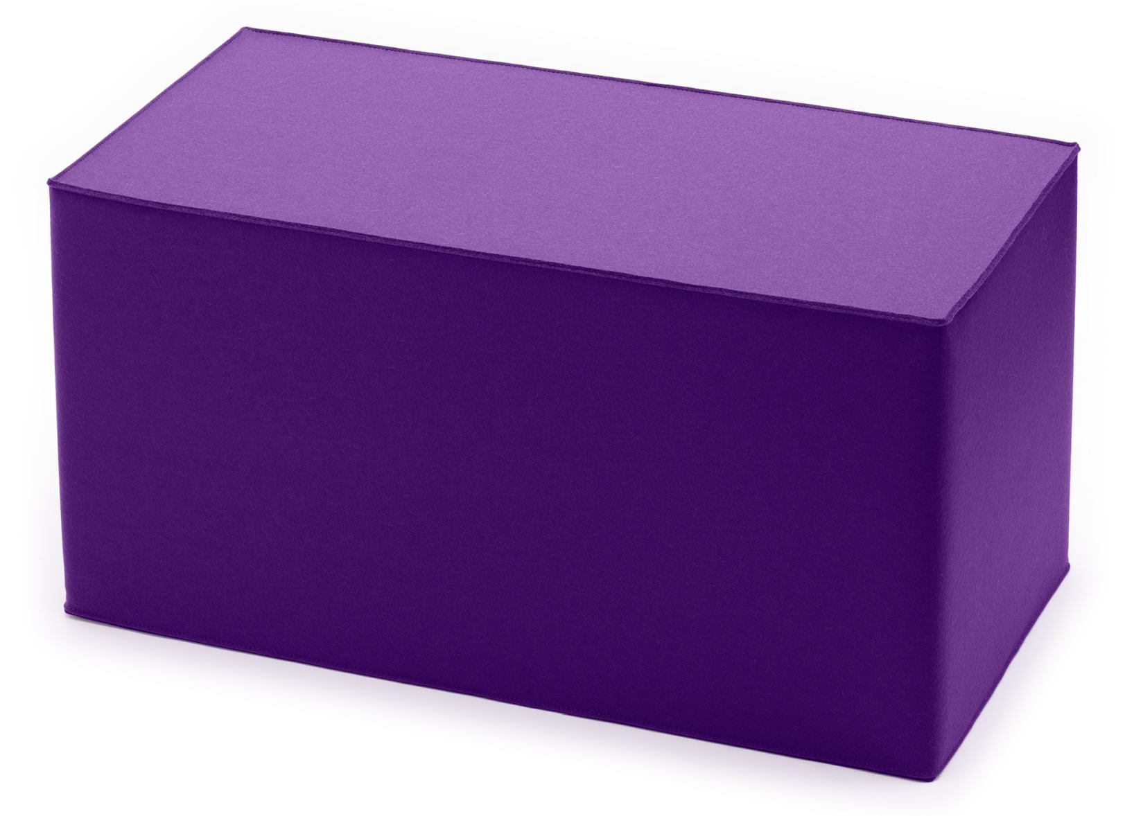 Lila Quader Sitzmöbel Hocker von HEY-SIGN by BWF Group, moderner Sitzwürfel für Wohnzimmer und Büro.