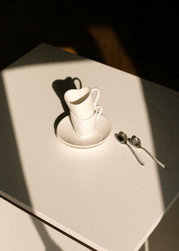 Voor een set van 2 mokkakopjes MMI35SET2 Alessi