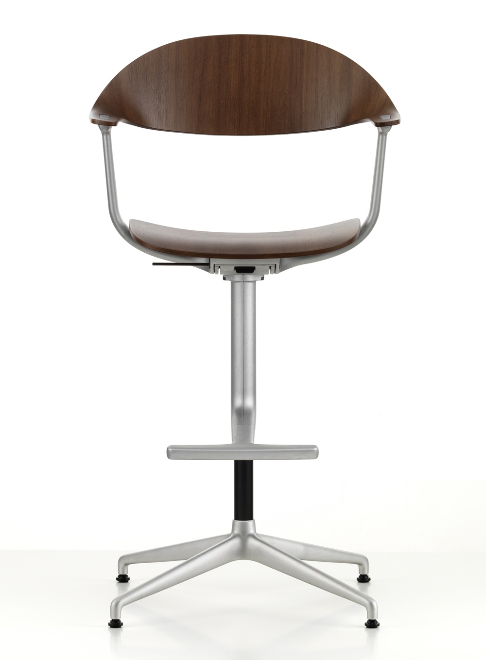 Mynt High Bureau draaistoel zitting/rugleuning multiplex Vitra