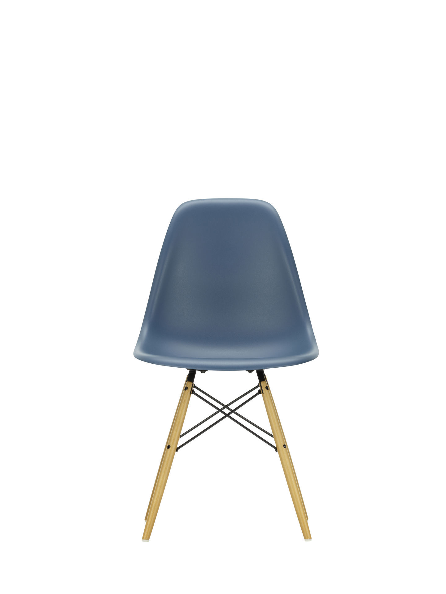 Eames Plastic Side Chair DSW stoel Vitra esdoorn zwart-groen