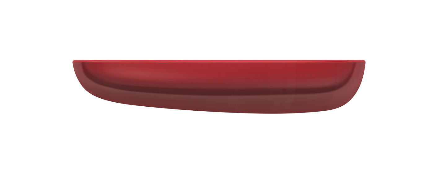 Rotes Corniches Wandboard von Vitra, eine moderne Wandablage für stilvolle Wohnräume.