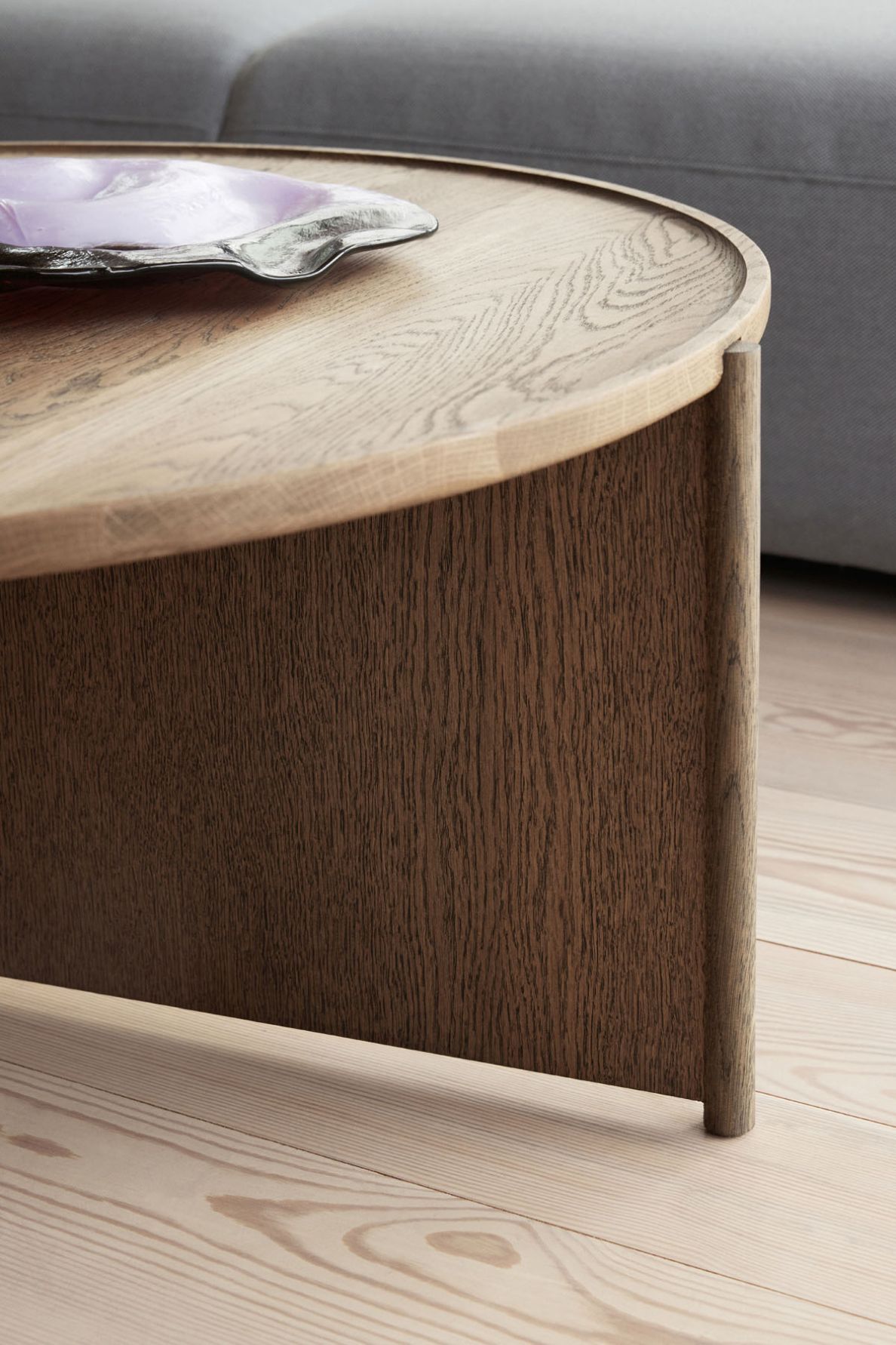 Cling salontafel Ø70 cm licht eiken Northern