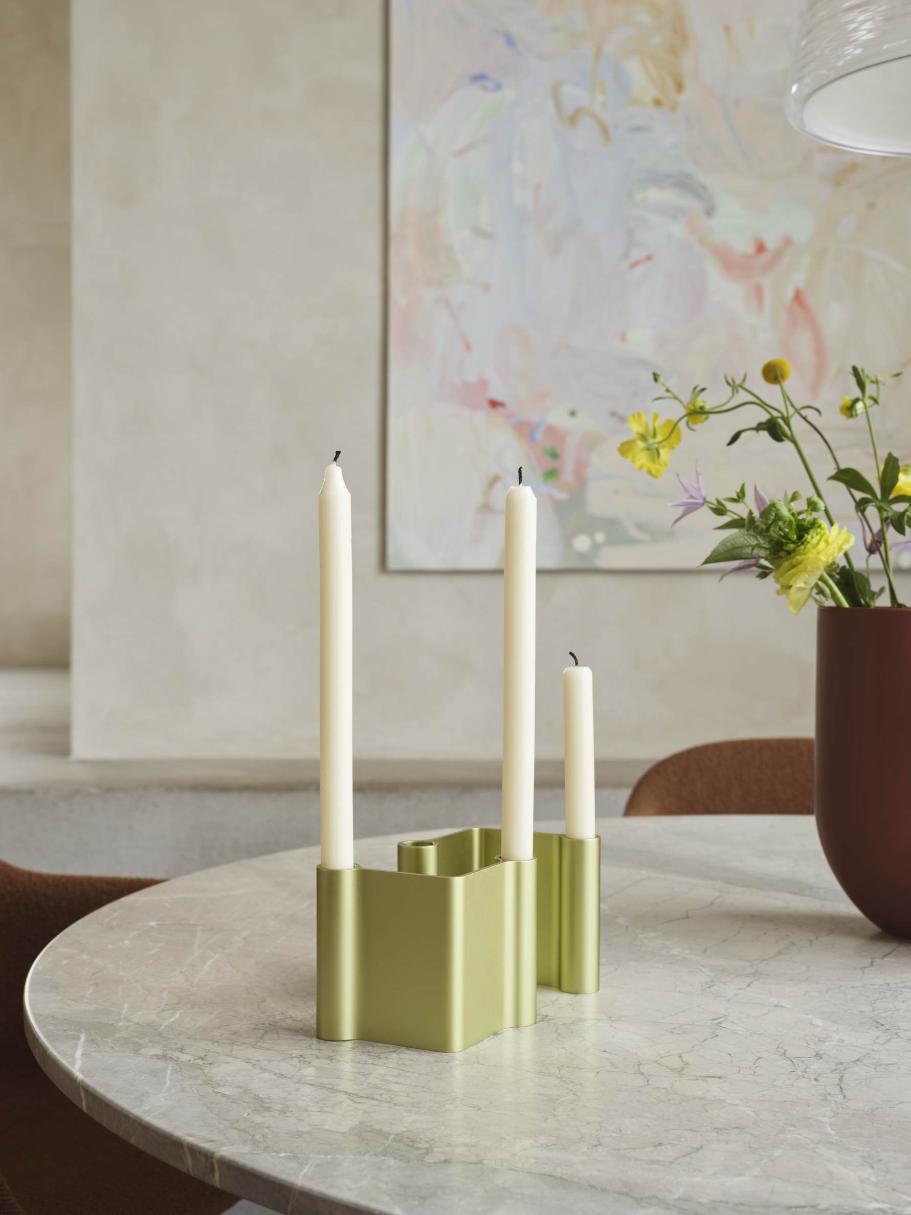 Pair kandelaar Muuto B 10 x H 11 cm / Zwart