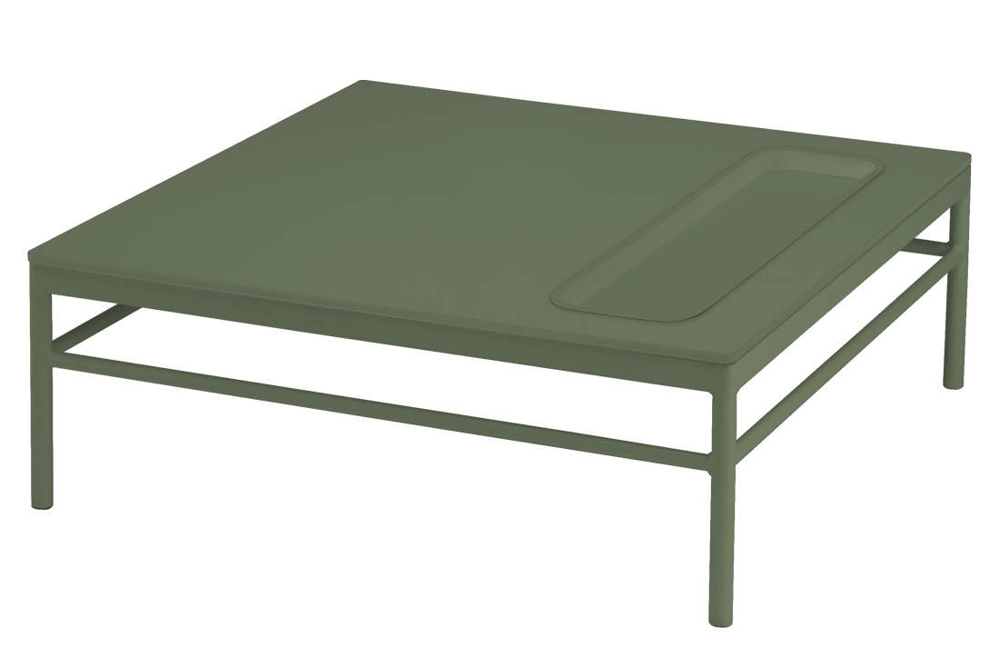 Rivage bijzettafel voor buiten B 85 x D 85 x H 29,5 cm Fermob