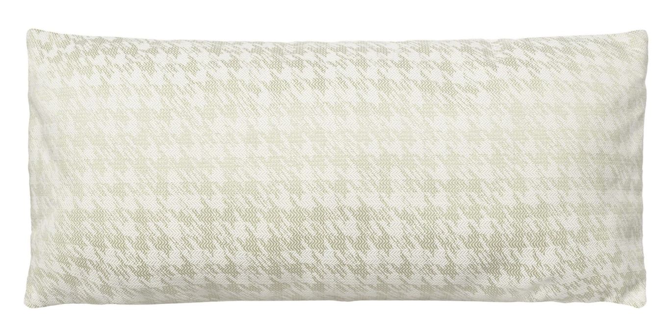 Blomus Stay Kissen Special Edition 80x40 cm für Outdoor, helles Zickzack-Muster.