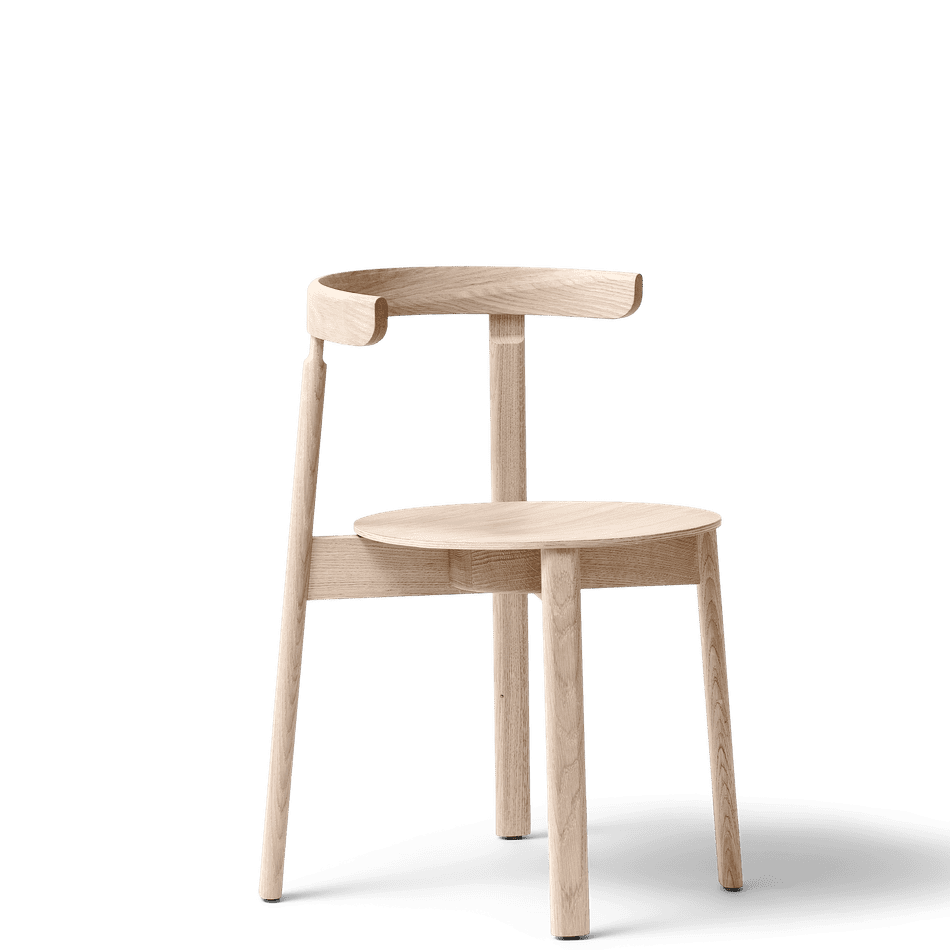 Lunar-stoel eikenhout Form & Refine