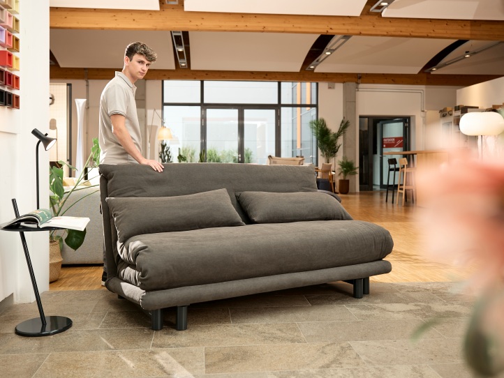 Multy First 3-zits slaapbank met wigkussens van ligne roset