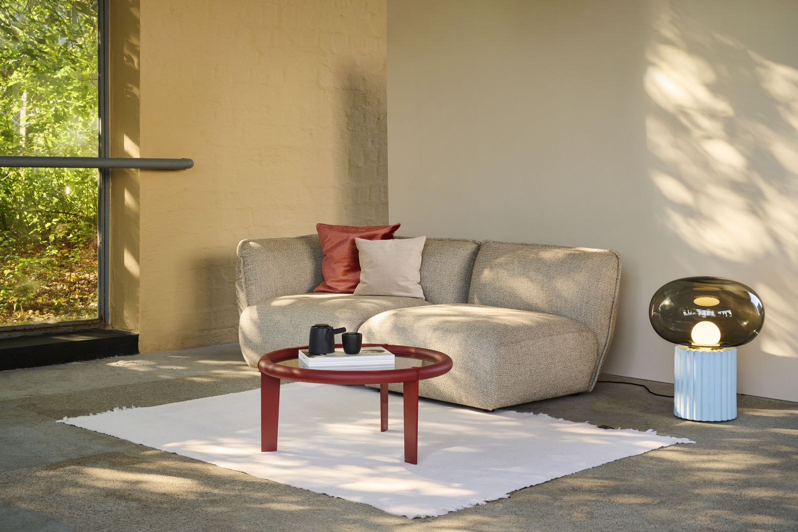 Boia salontafel rood Favius