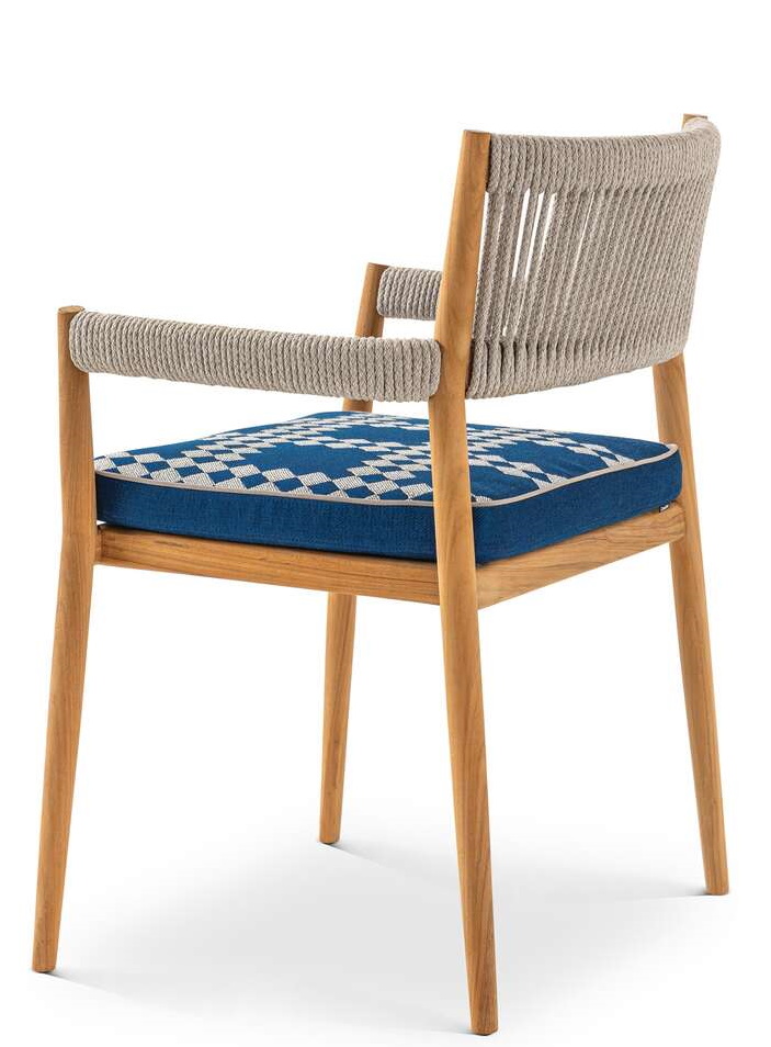 Dine Out Chair stoel met zitkussen van Cassina