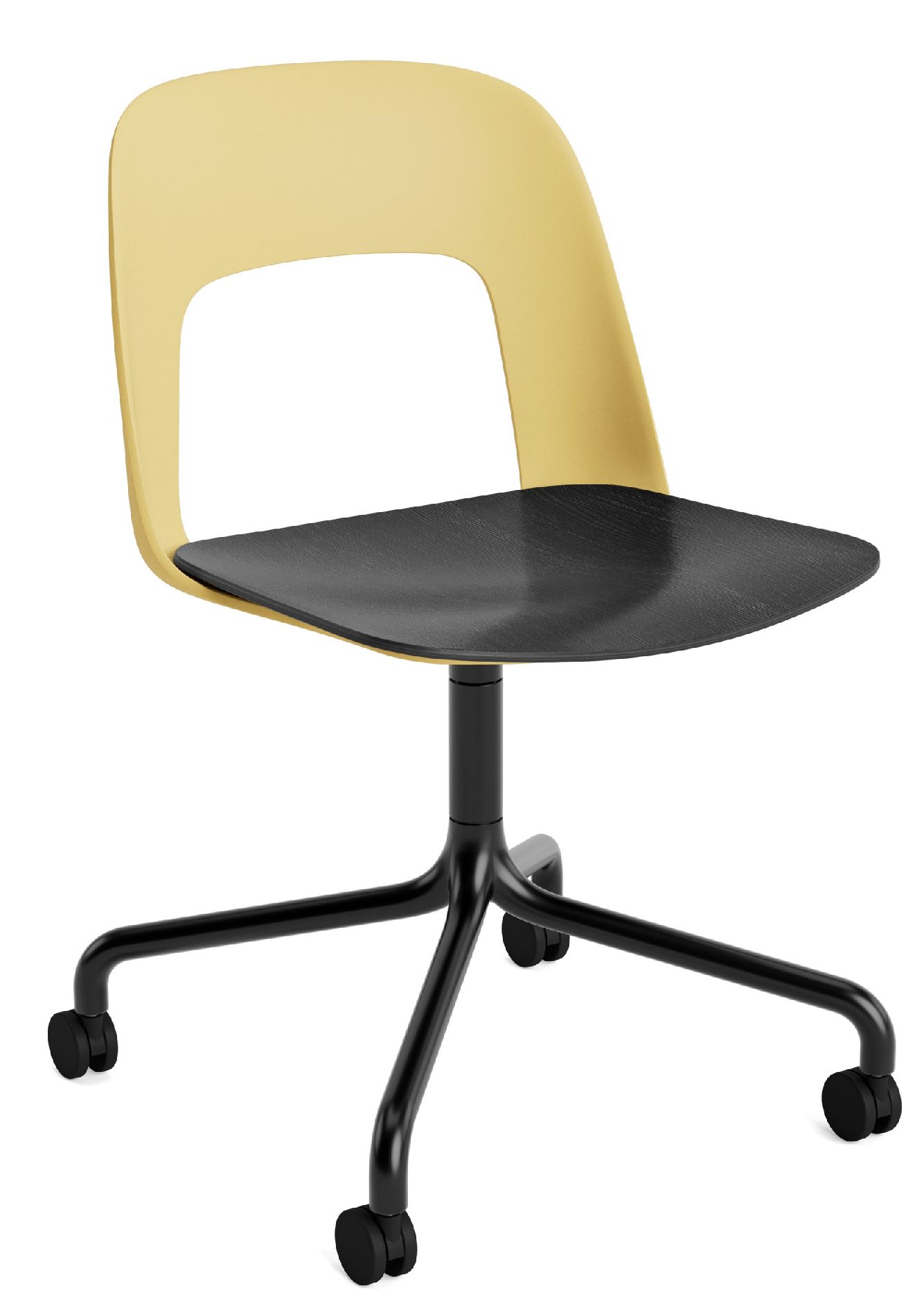 Layout Side Chair 162 draaistoel met vierpoot Hay