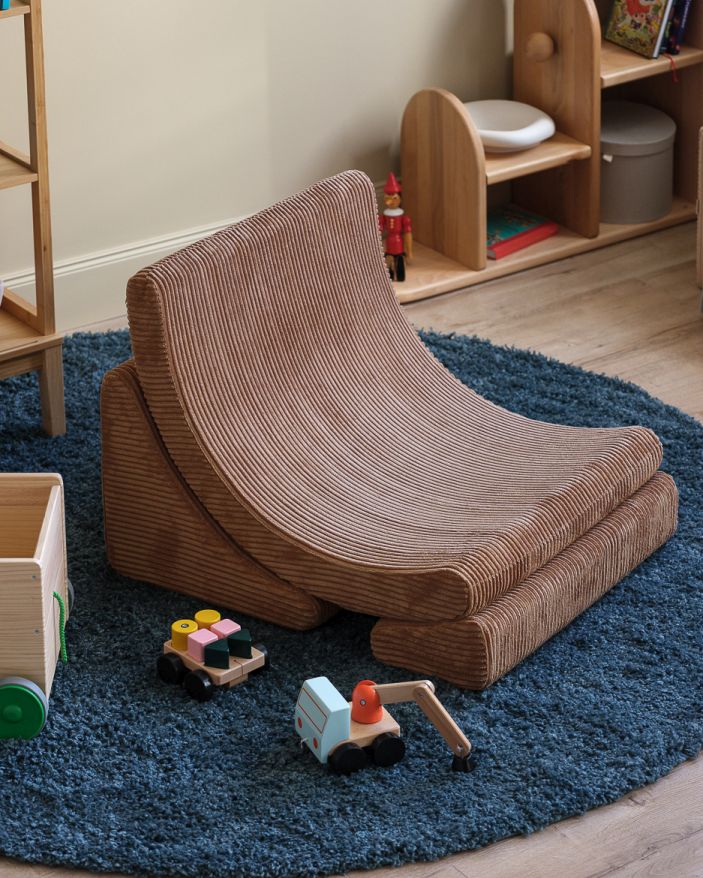 Mond kinderfauteuil van breedcorduroy van Wigiwama