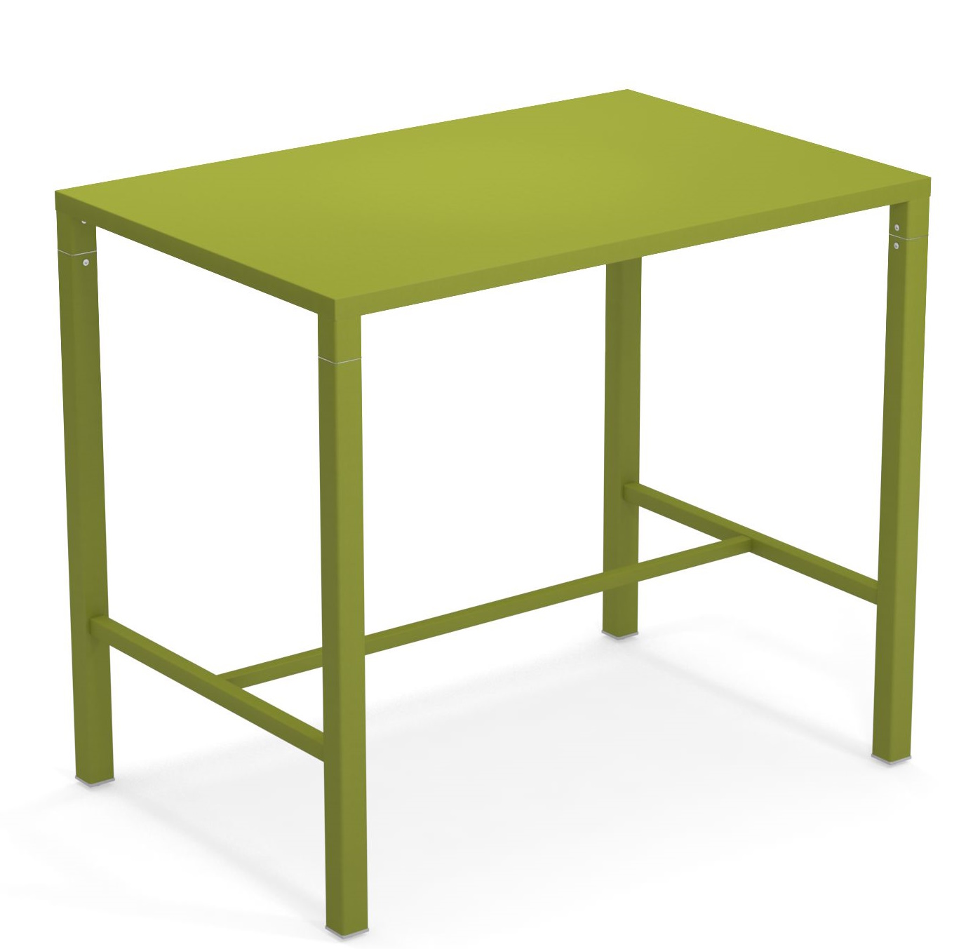 Grüner Nova Hochtisch von Emu für den Außenbereich, ideal für Garten, Terrasse oder Balkon.