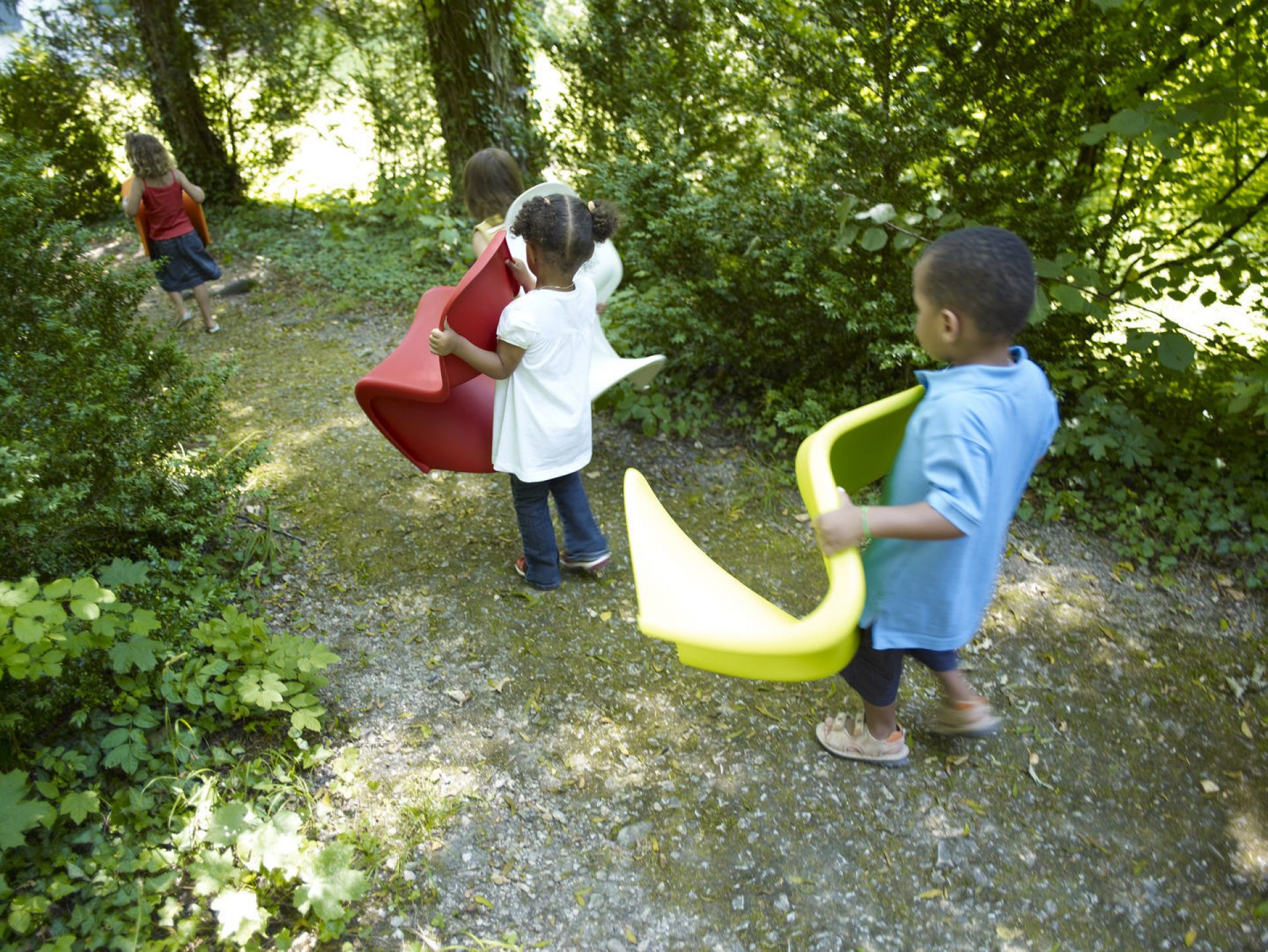 Panton Junior-stoel MEERBLAU Vitra UNIEK EXEMPLAAR